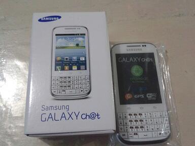 Samsung Galaxy Chat B5330 White 100% Baru = 1.000.000 Mau gan ?