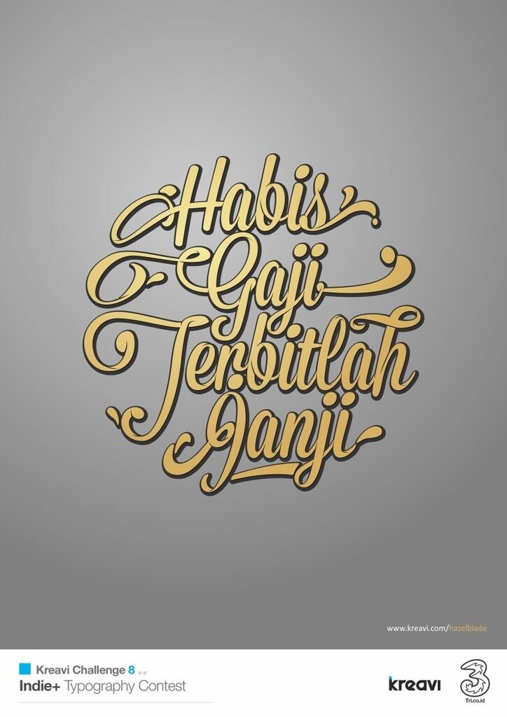 &#91;HOT &amp; KOCAK&#93; INDIE+ TYPOGRAPHY CONTEST