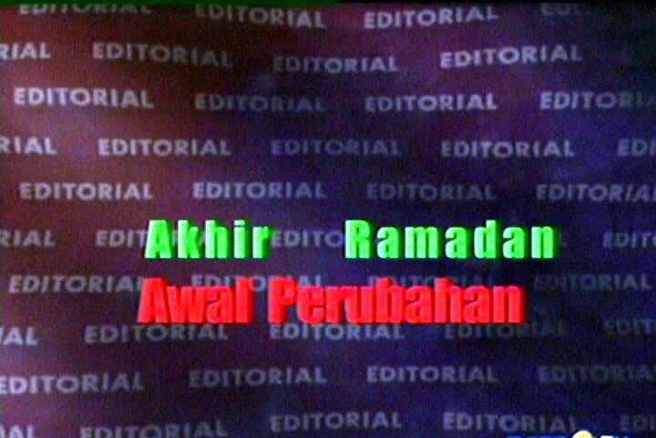 Akhir Ramadhan awal perubahan