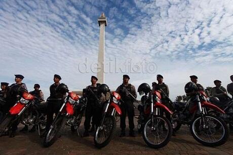 576 Polisi Amankan Takbiran di Jakarta