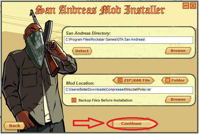 Cara Install Mod Pada GTA:San Andreas