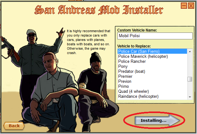 Cara Install Mod Pada GTA:San Andreas