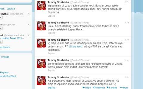 POLITIK Tommy Soeharto Tuding Petugas Bohong jika tidak Tahu Bisnis Narkoba di Lapas