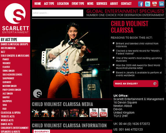 Clarissa Tamara - The Fastest Violinist in World's Record