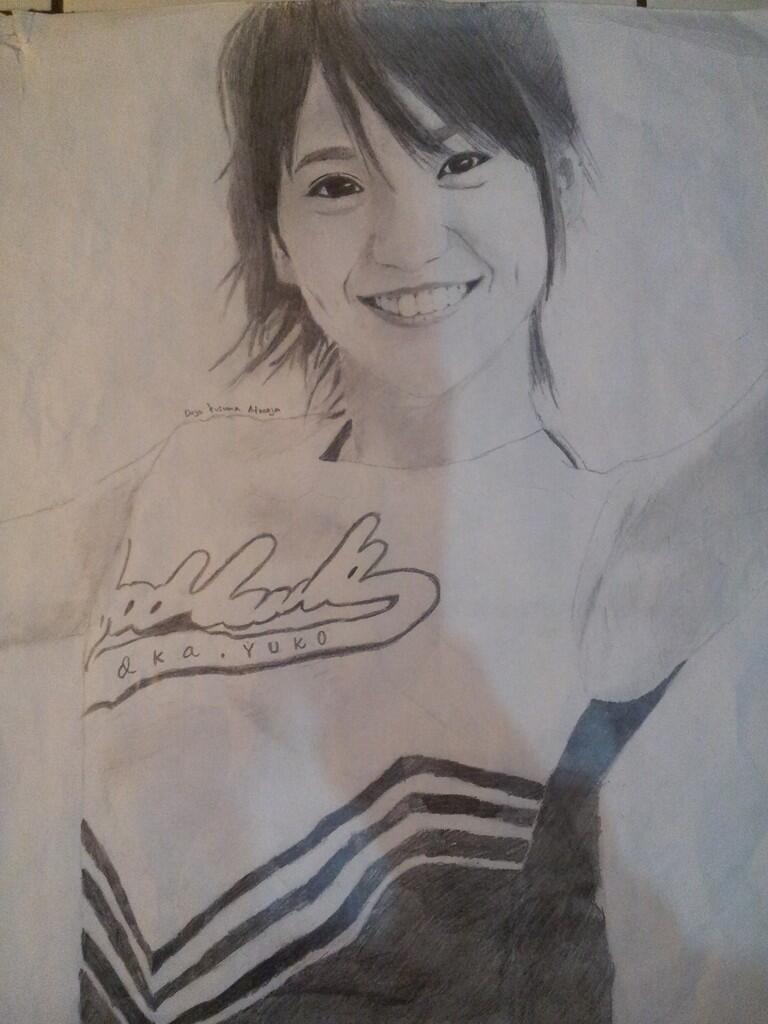 Gambar Pensil Oshima Yuko AKB48