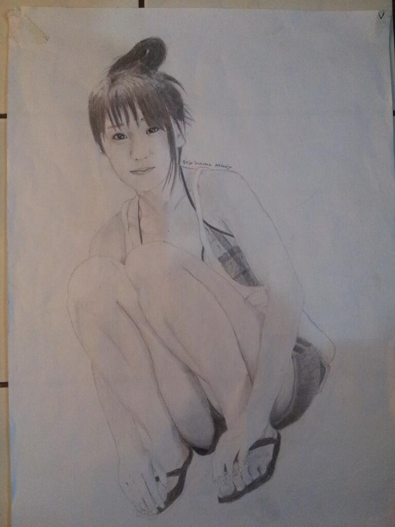 Gambar Pensil Oshima Yuko AKB48
