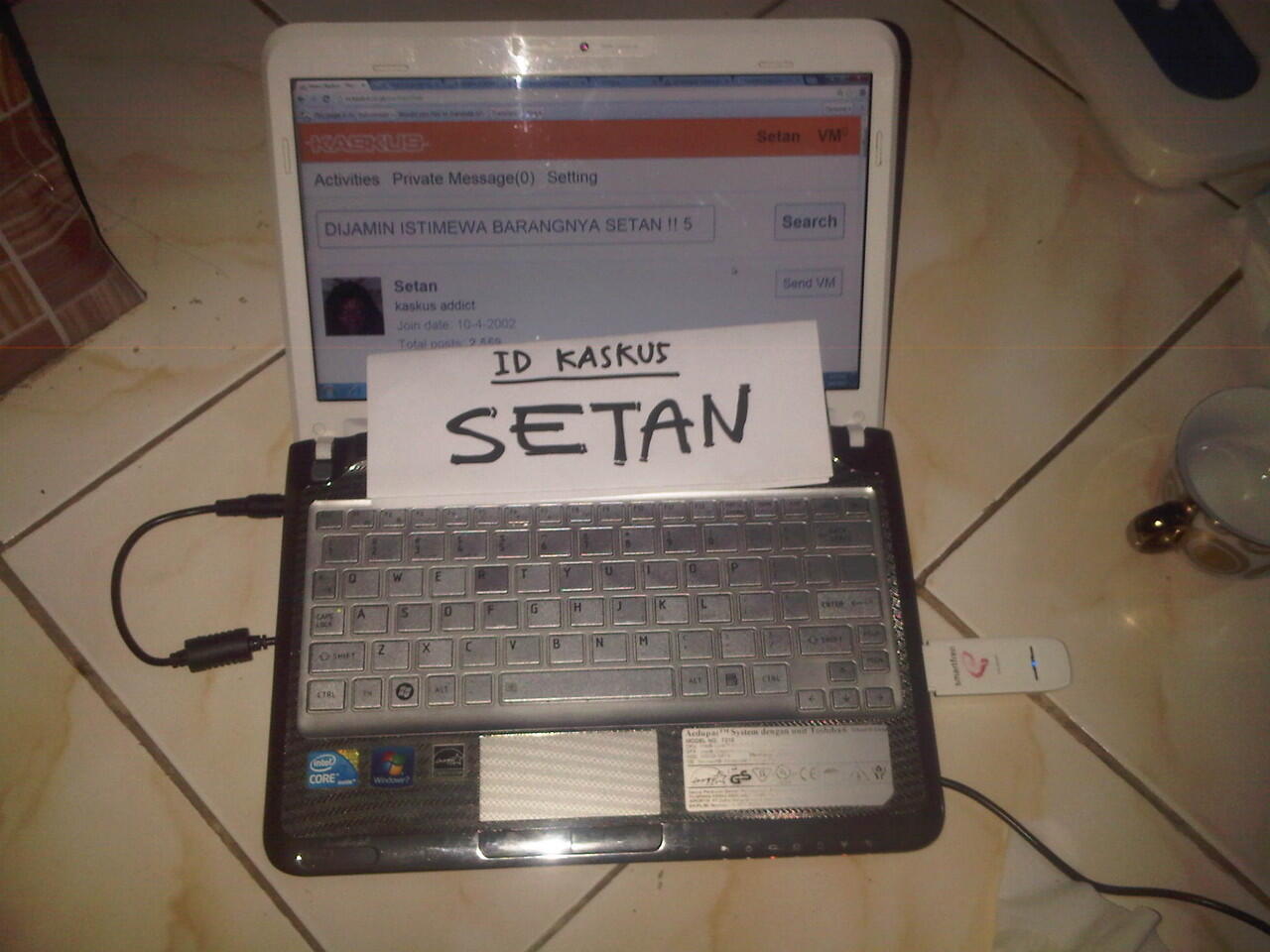 JUAL CEPAT TOSHIBA PORTEGE T210 CORE i3 .RAM 2GB HDD 500GB . BARANG SIMPANAN ISTIMEWA