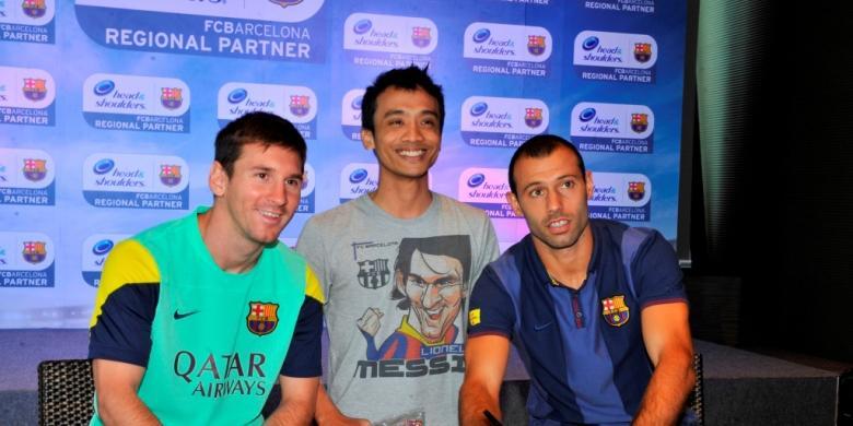 messi dapet batik gan..