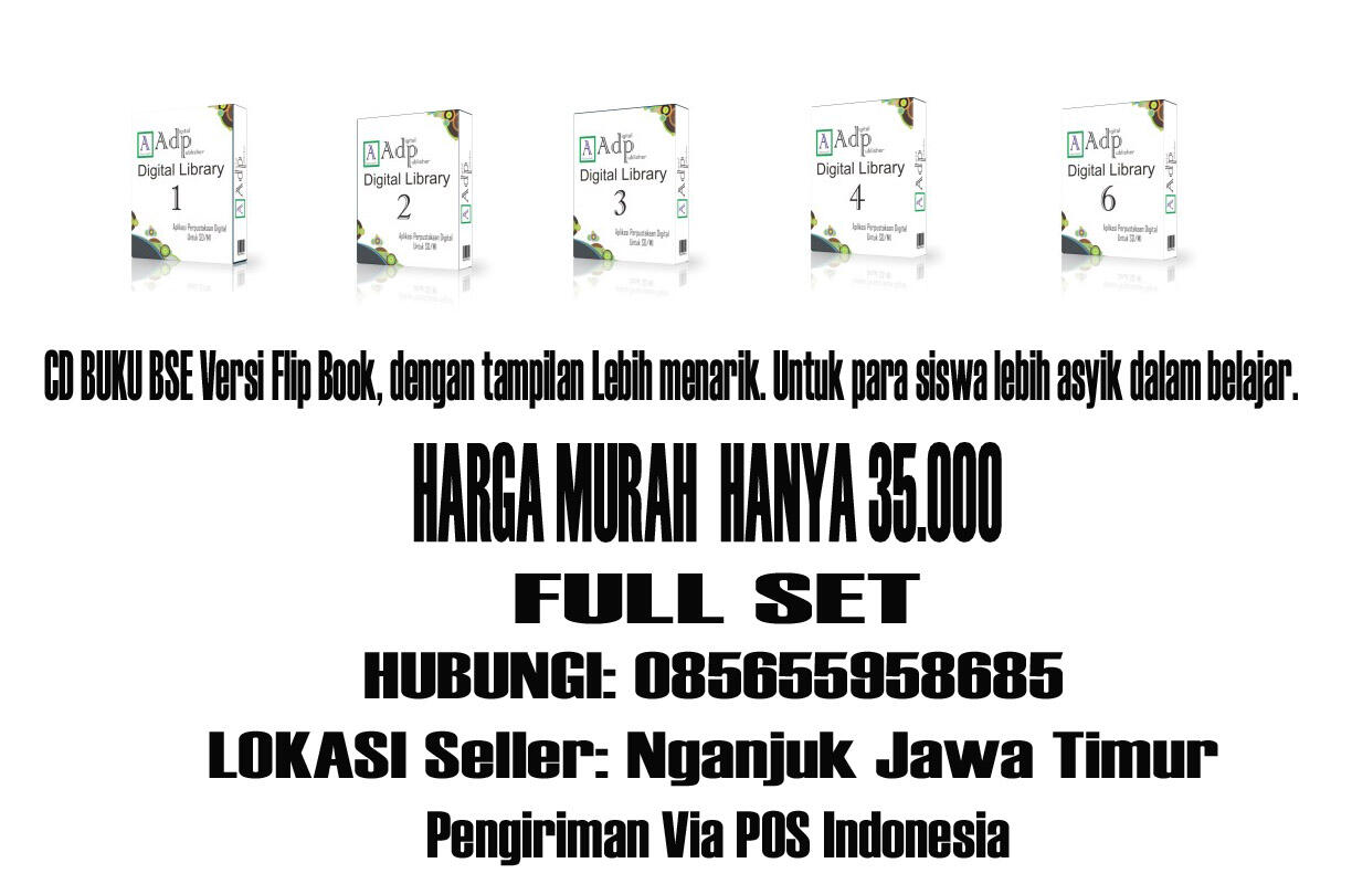 ADP Digital Library (Buku BSE versi Flip Book) Murah