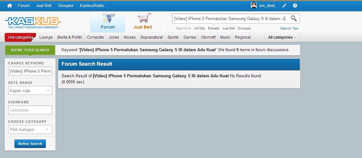 &#91;Video&#93; iPhone 5 Permalukan Samsung Galaxy S III dalam Adu Kuat