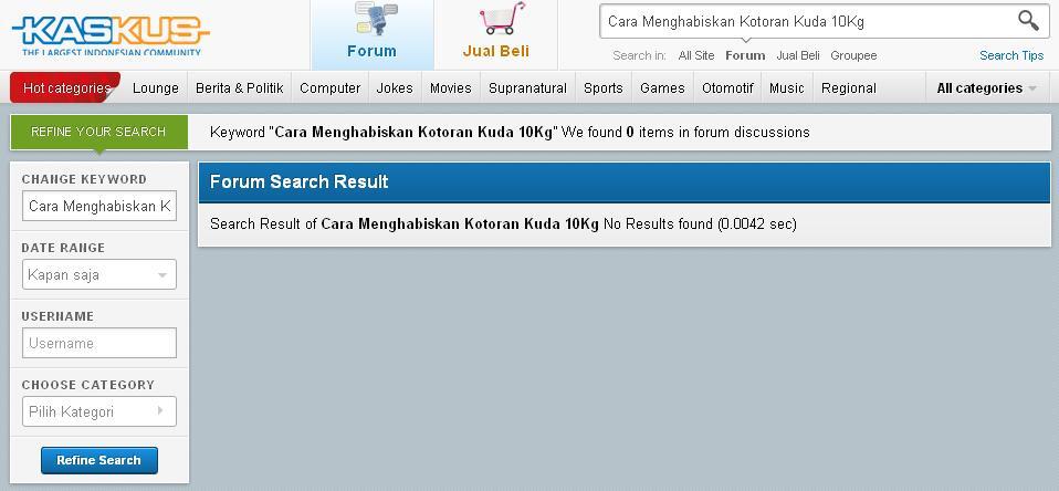 Cara Menghabiskan Kotoran Kuda 10Kg