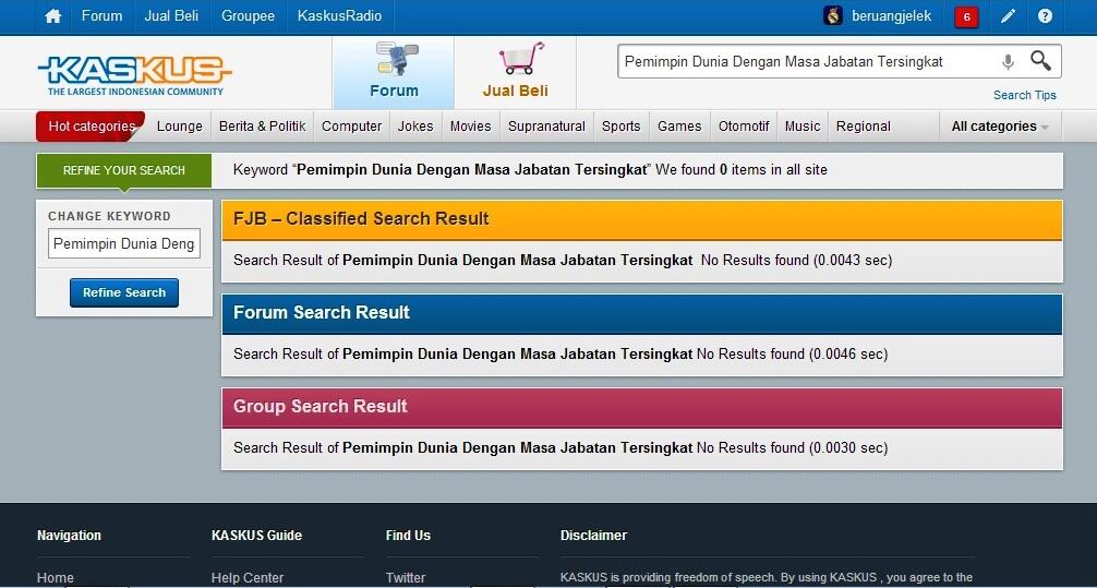 Pemimpin Dunia Dengan Masa Jabatan Tersingkat