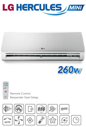 jual ac hercules mini 260 watt hanya 2,999 jt termasuk pemasangan! seluruh jakarta!