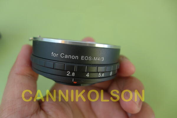 Lens Adapter EOS to M4/3 BODY , Mulus,Like New,Murah aja 
