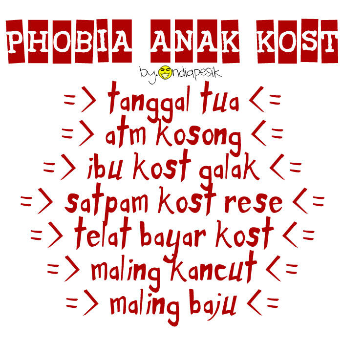 Tipe-Tipe Anak kost yang unik