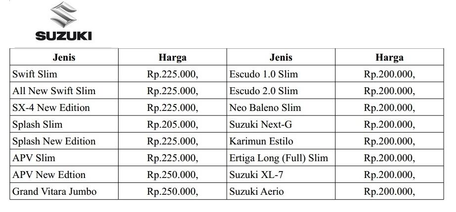 TATAKAN PLAT NOMOR SPIN MODEL JDM + PLASTIK SOLID +ERTIGA MCBC