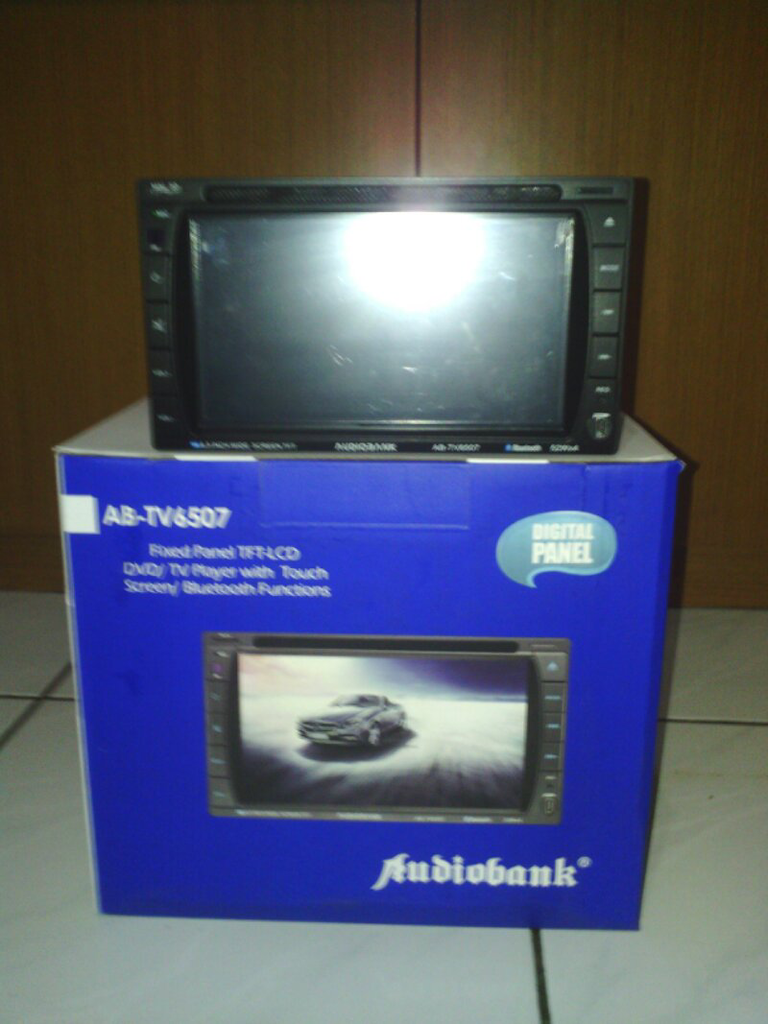 dijual head unit double din AUDIOBANK, tv mobil, dvd mobil, car audio 41 bandung
