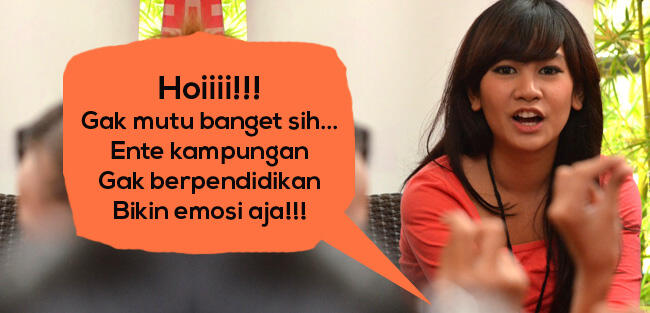 Komeng dengan si cantik