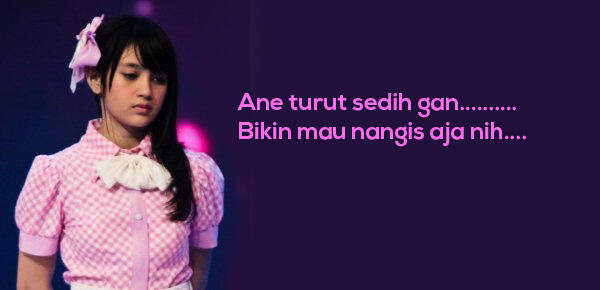 Komeng dengan si cantik