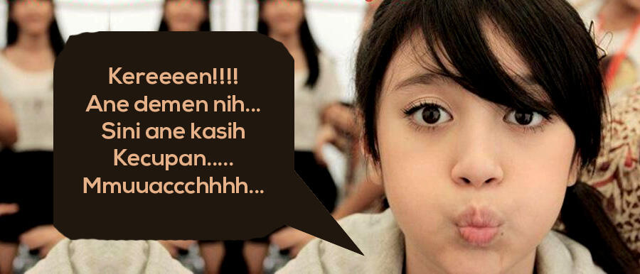 Komeng dengan si cantik