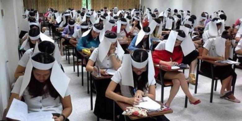 Universitas di Thailand Uji Coba Alat Penghalang "Nyontek"