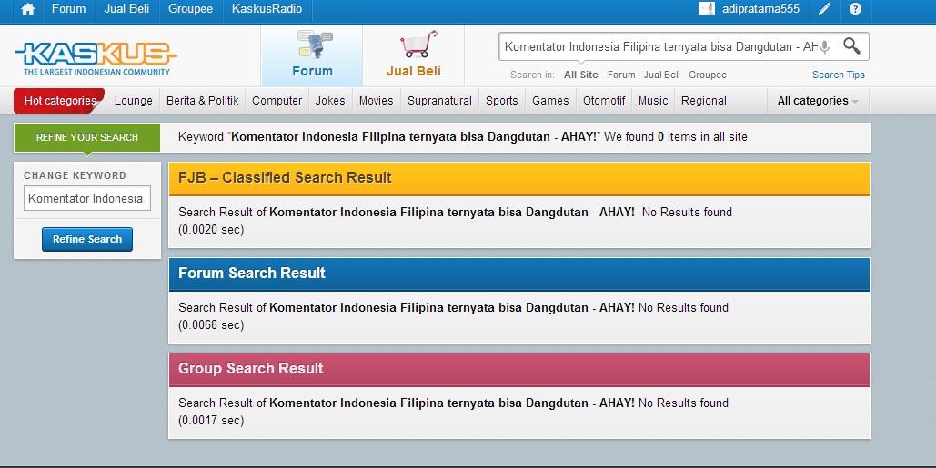 Komentator Indonesia Filipina ternyata bisa Dangdutan - AHAY! 