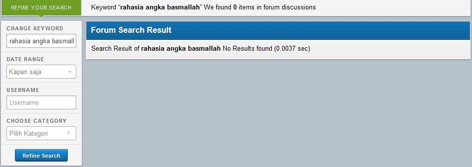 Rahasia Angka Basmallah