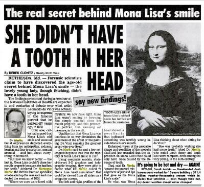 (HOT) Fakta-fakta dan pendapat para ahli terhadap &quot;MONALISA&quot; karya Da Vinci...