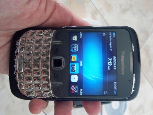 BB Gemini 8520 Frost Blue Fullset Normal Udah Pake OS Hybrid Murah Gan