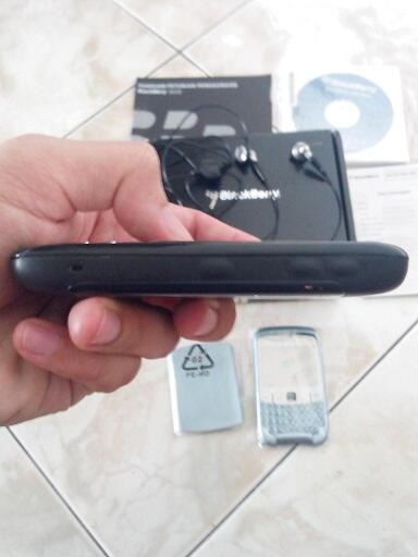 BB Gemini 8520 Frost Blue Fullset Normal Udah Pake OS Hybrid Murah Gan