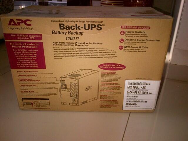 fs: Back UPS APC 1100va NEW BNIB....MURAH GAN HRG DBWH PASARAN..