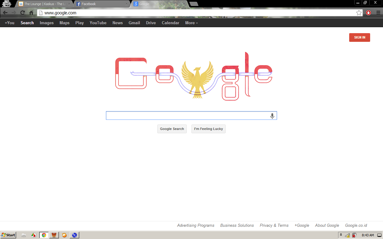 [KEREN GAN!!] Google pun ikut merayakan HUT RI ke 68