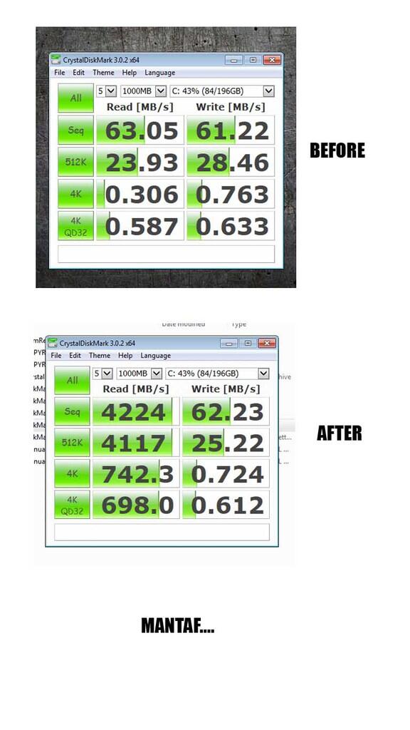 FANCY CHACE FOR VOLUME (membagi volume RAM untuk READ/WRITE hardisk)