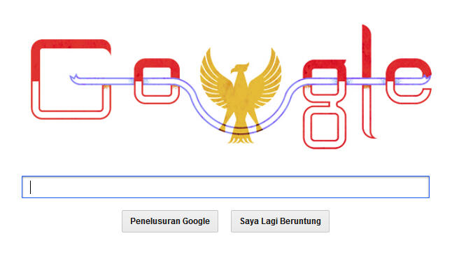 Google-pun Merayakan HUT Kemerdekaan RI