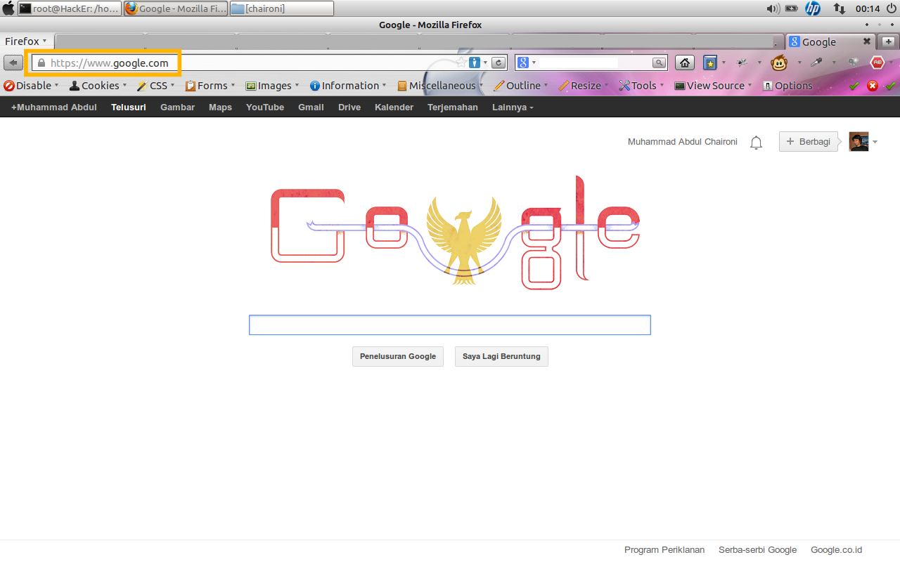 Google Ikut Memperingati HUT RI ke-68