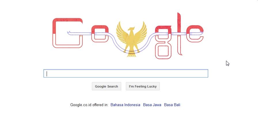 Google Pun Merayakan Hari Kemerdekaan RI Ke-68. MERDEKA!!