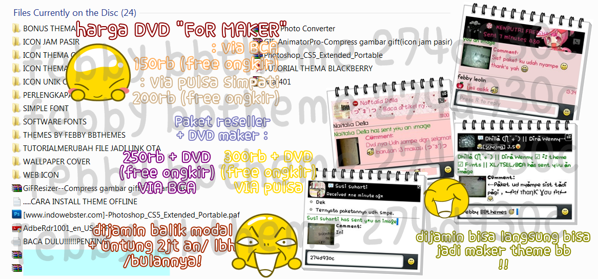 DVD FOR MAKER THEMES BLACKBERRY
