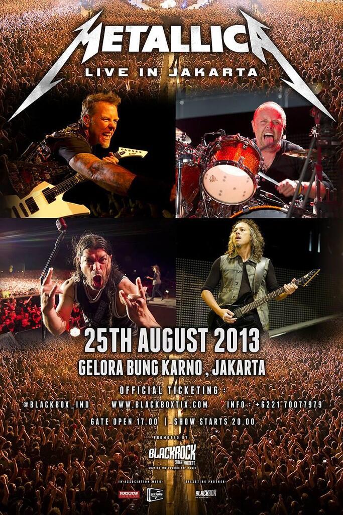 Bassist Metallica Sapa Indonesia, Dia Bilang "Gelora 'Bang' Karno" !