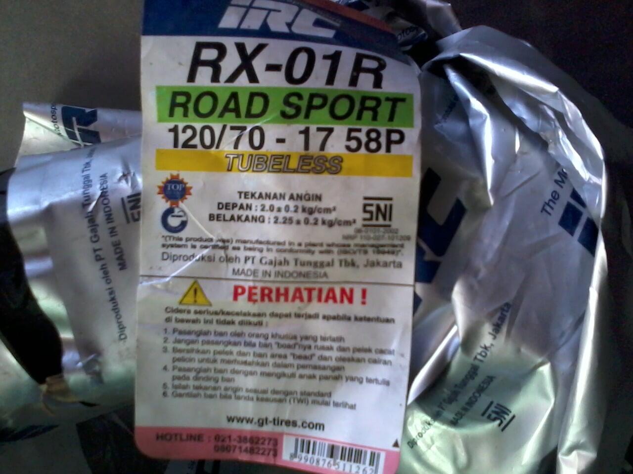 BAN Byson IRC Belakang New ukuran 120/70-17