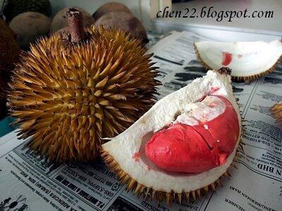 Inilah Durian Merah yang Sangat Langka