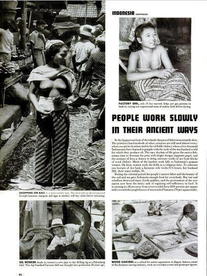 Foto-Foto Indonesia di Majalah LIFE Tahun 1950 ( Pict )