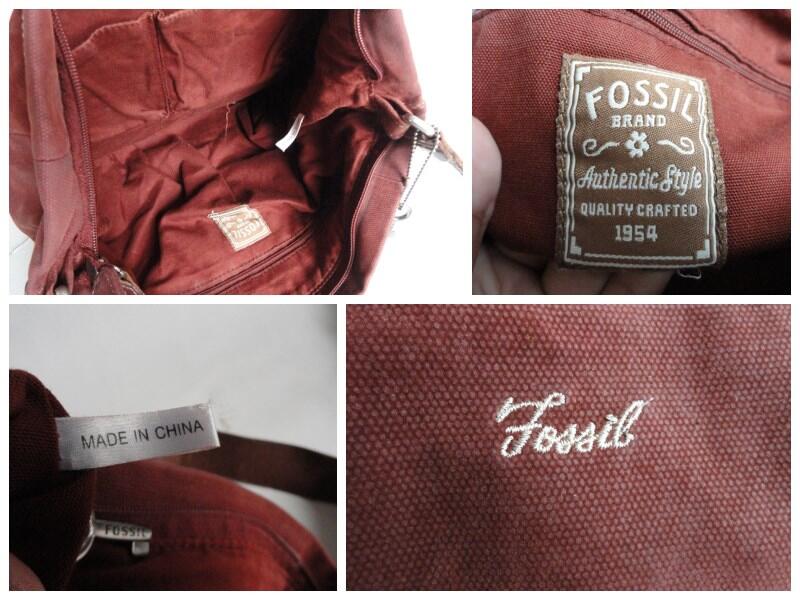 TAS FOSSIL AUTHENTIC SEKEN SECOND ORIGINAL