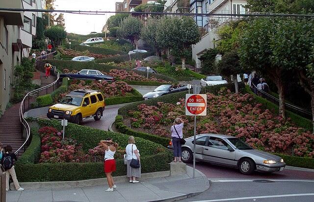 Lombard Street, Jalanan Paling Berliku di Amerika Serikat