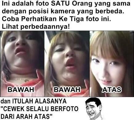 ALASAN CEWE SLALU FOTO DARI ATAS
