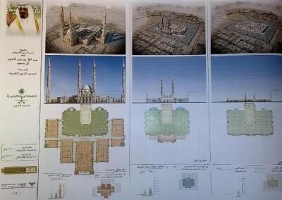 Perluasan Masjid Nabawi (dapat tampung hingga 1,6 juta jama'ah)