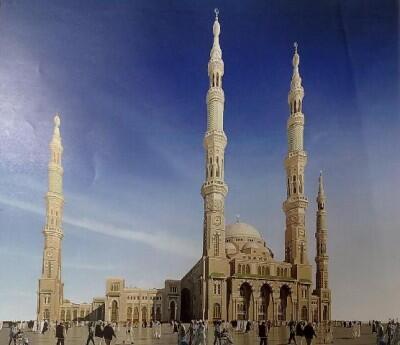 Perluasan Masjid Nabawi (dapat tampung hingga 1,6 juta jama'ah)