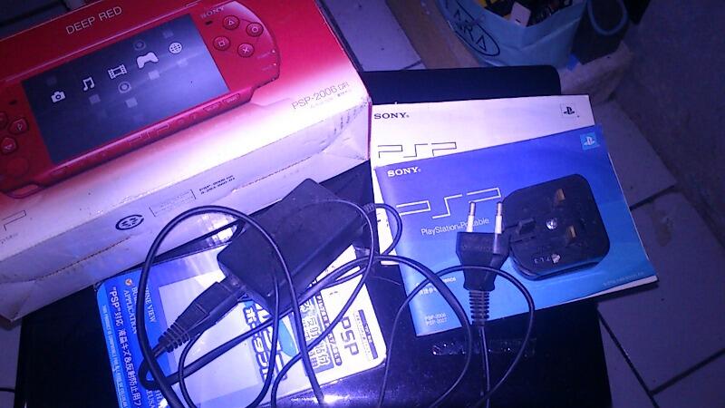 Jual PSP slim 2006 deep red