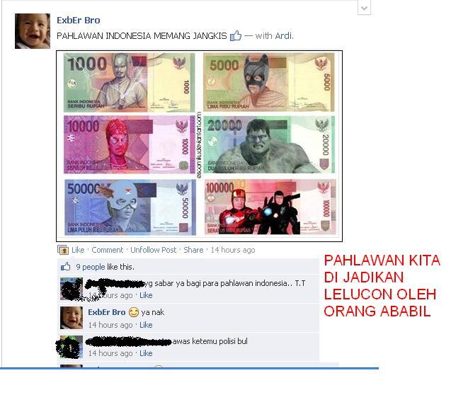 KELAKUAN ABABIL FACEBOOK PAHLAWAN DI LECEHKAN *