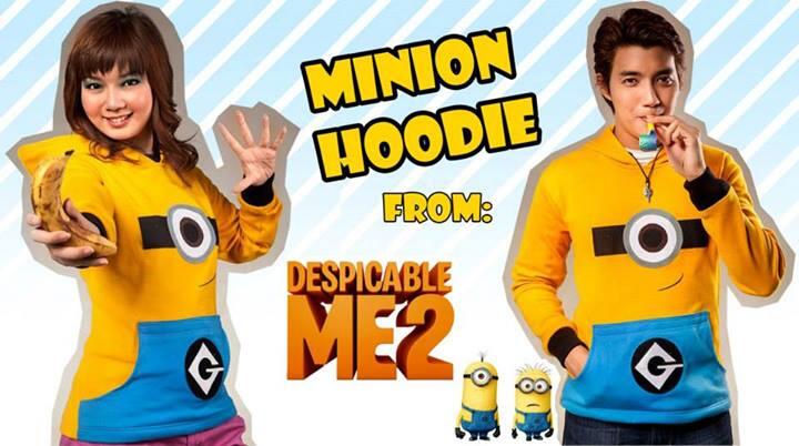 Terjual MINION  HOODIE Bahan  bagus  Unik gak ada yang  punya 