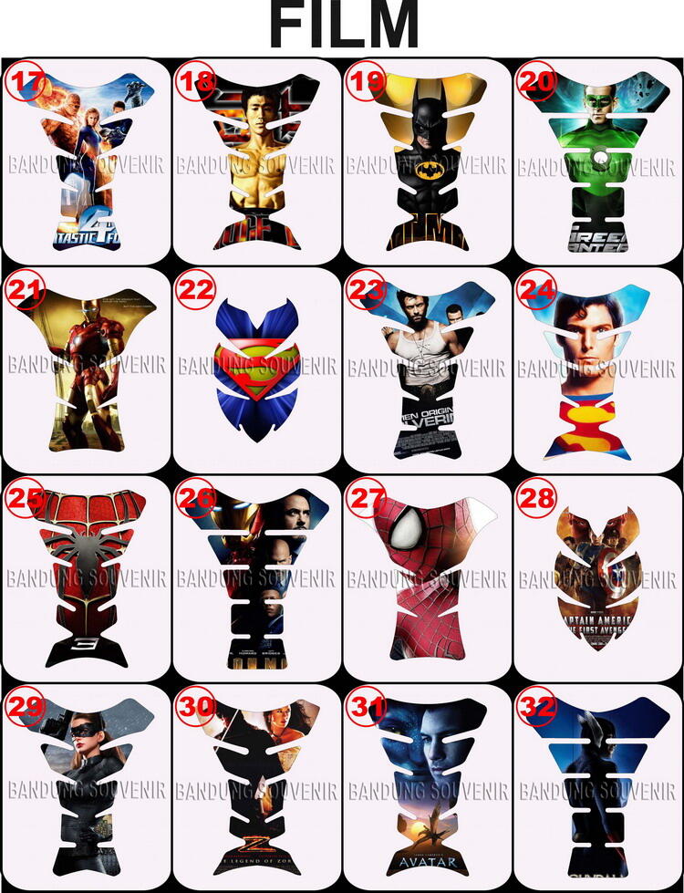Terjual JUAL STIKER TIMBUL KAP LAMPU DEPAN, SAYAP, BODI 